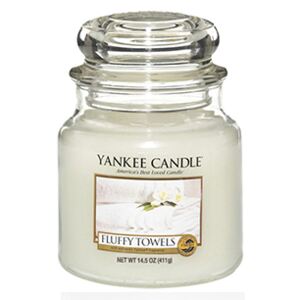 Yankee Candle bijela mirisana svijeća Fluffy Towels Klasična srednja
