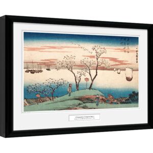 Uramljeni poster Hiroshige - Cherry Blossom at Gotenyama