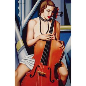 Abel, Catherine - Woman with Cello Reprodukcija umjetnosti