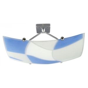 Stropna svjetiljka ASPIS 2xE27/100W/230V bijela/plava