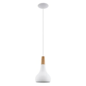 Eglo 96981 - Viseća svjetiljka SABINAR 1xE27/60W/230V 180mm bijela