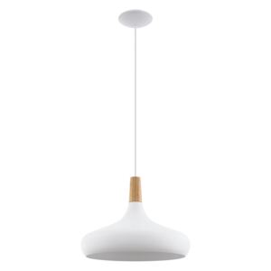 Eglo 96983 - Viseća svjetiljka SABINAR 1xE27/60W/230V 400mm bijela