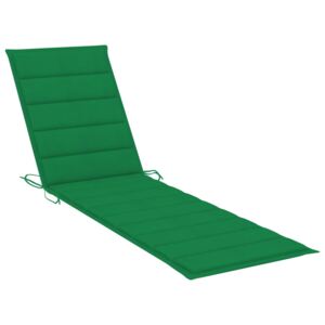 VidaXL Jastuk za ležaljku za sunčanje zeleni 200x50x4 cm od tkanine