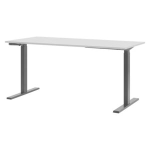 Zondo Pisaći stol- DESIRA II (160x72 cm) (siva + crna) (ručno podesiv). Akcija -18%