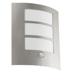 EGLO 88142 - Vanjska zidna senzorska svjetiljka CITY 1xE27/15W/230V IP44