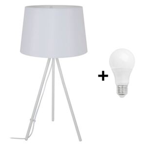 Solight WA005-W - LED stolna lampa MILANO 1xE27/8W/230V bijela 56cm
