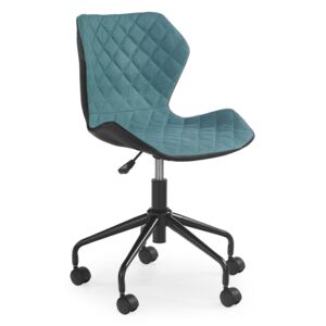 Matrix studentska stolica - crno-tirkizna office chair
