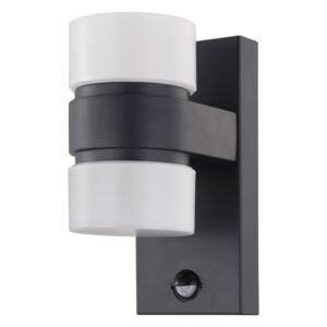 Eglo 96276 - LED Vanjska zidna svjetiljka sa senzorom ATOLLARI 2xLED/6W IP44