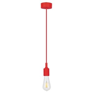 Rabalux 1414 - Viseća svjetiljka ROXY E27/40W crvena