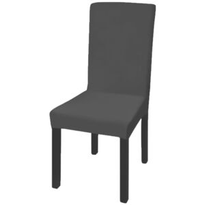 VidaXL Crne rastezljive navlake za stolice, 6 kom