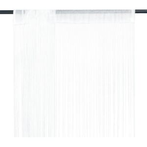 VidaXL Končane Zavjese 2 kom 140x250 cm Bijele