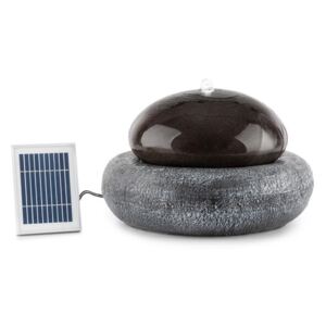 Blumfeldt Ocean planet, solarna fontana, 200 L/h, solarni panel, 2 W, baterija, LED, polyresin