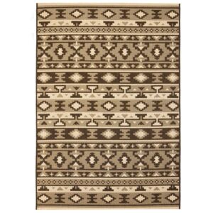 VidaXL Unutarnji/vanjski ukrasni tepih s izgledom sisala 80x150cm folklorni uzorak