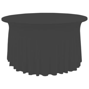 VidaXL Rastezljive navlake za stol 2 kom duge 150 x 74 cm crne