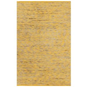 VidaXL Ručno rađeni tepih od jute žute i prirodne boje 80 x 160 cm