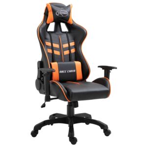 VidaXL Igraća stolica narančasta PU