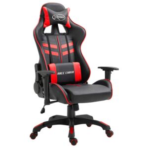 VidaXL Igraća stolica od umjetne kože crvena