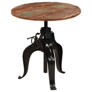 VidaXL Barski stol od masivnog obnovljenog drva 75 x (76 - 110) cm