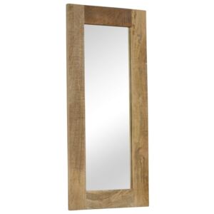 VidaXL Ogledalo od masivnog drva manga 50 x 110 cm