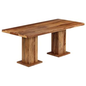 VidaXL Masivni blagovaonski stol od drva šišama 175 x 90 x 77 cm