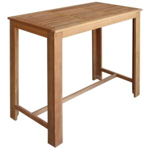 VidaXL Barski stol od masivnog drva akacije 120 x 60 x 105 cm