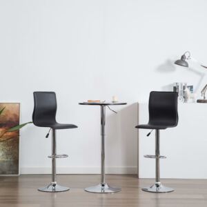 VidaXL Barske stolice od umjetne kože 2 kom crne