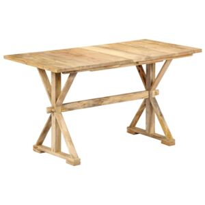 VidaXL Blagovaonski stol od masivnog drva manga 118 x 58 x 76 cm
