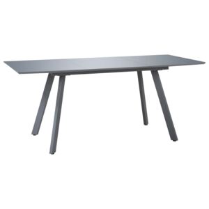 VidaXL Blagovaonski stol visokog sjaja sivi 180 x 90 x 76 cm MDF