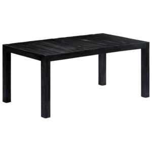 VidaXL Blagovaonski stol crni 180 x 90 x 76 cm od masivnog drva manga