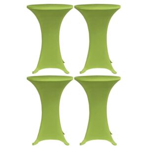 VidaXL Rastezljivi stolnjak 4 kom 60 cm zeleni