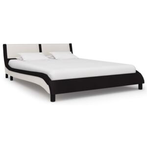 VidaXL Okvir za krevet od umjetne kože crno-bijeli 120 x 200 cm