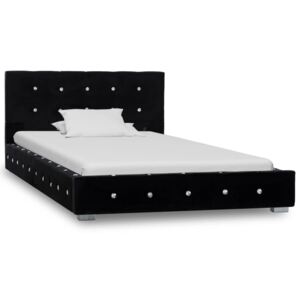 VidaXL Okvir za krevet crni baršunasti 90 x 200 cm