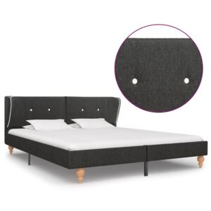 VidaXL Okvir za krevet od jute tamnosivi 180 x 200 cm