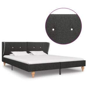 VidaXL Okvir za krevet od jute tamnosivi 160 x 200 cm
