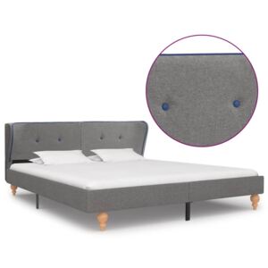 VidaXL Okvir za krevet od tkanine svjetlosivi 180 x 200 cm