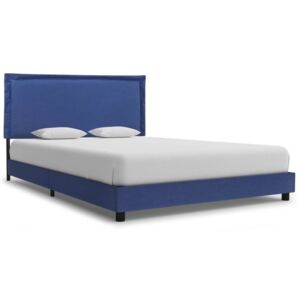 VidaXL Okvir za krevet od tkanine plavi 140 x 200 cm