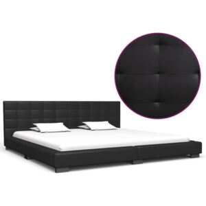VidaXL Okvir za krevet od umjetne kože crni 200 x 180 cm