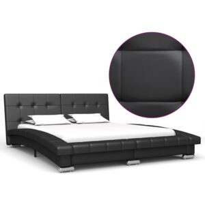 VidaXL Okvir za krevet od umjetne kože crni 200 x 140 cm