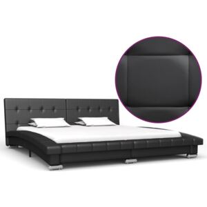 VidaXL Okvir za krevet od umjetne kože crni 200 x 160 cm