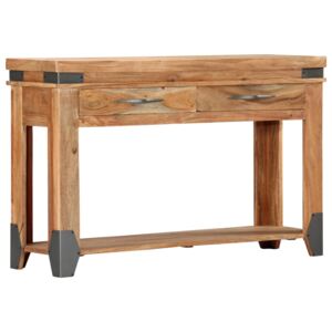 VidaXL Konzolni stol od masivnog bagremovog drva 120 x 35 x 75 cm