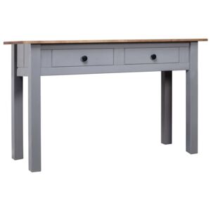 VidaXL Konzolni stol od borovine sivi 100x40x73 cm asortiman Panama