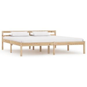 VidaXL Okvir za krevet od masivne borovine 160 x 200 cm