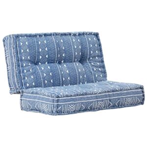 VidaXL Sofa od tkanine 120 x 120 x 20 cm indigo