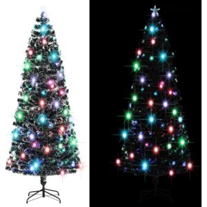 VidaXL Umjetno božićno drvce s postoljem LED 240 cm 380 grana