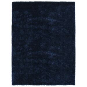 VidaXL Čupavi ukrasni tepih 80 x 150 cm plavi