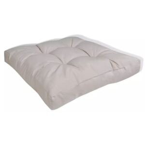 VidaXL Bijeli tapecirani jastuk za sjedalo 60 x 60 x 10 cm