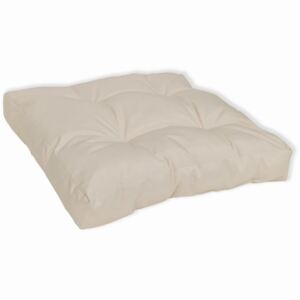 VidaXL Bijeli tapecirani jastuk za sjedalo 50 x 50 x 10 cm