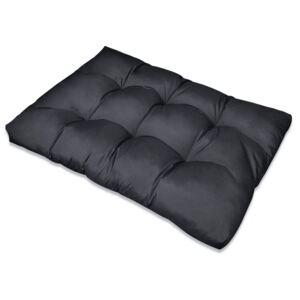 VidaXL Tapecirani jastuk za sjedala sivi 120 x 80 x 10 cm