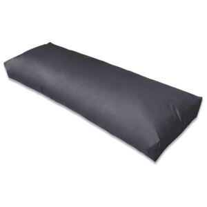 VidaXL Tapecirani jastuk za naslon sjedala sivi 120 x 40 x 10 cm