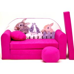 Dječja sofa Pink Bunny